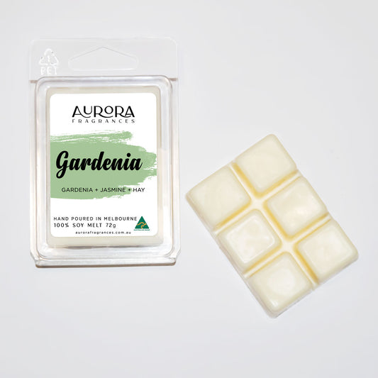 Aurora Gardenia Soy Wax Melt Australian Made 72g