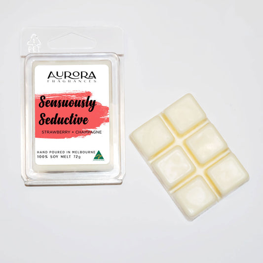 Aurora Sensuously Seductive Soy Wax Melt Australian Made 72g
