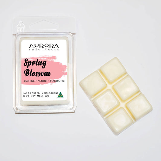 Aurora Spring Blossom Soy Wax Melt Australian Made 72g